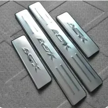 car styling stainless steel scuff plate door sill 4pcs/set car accessories for 2011-2017 Mitsubishi ASX RVR