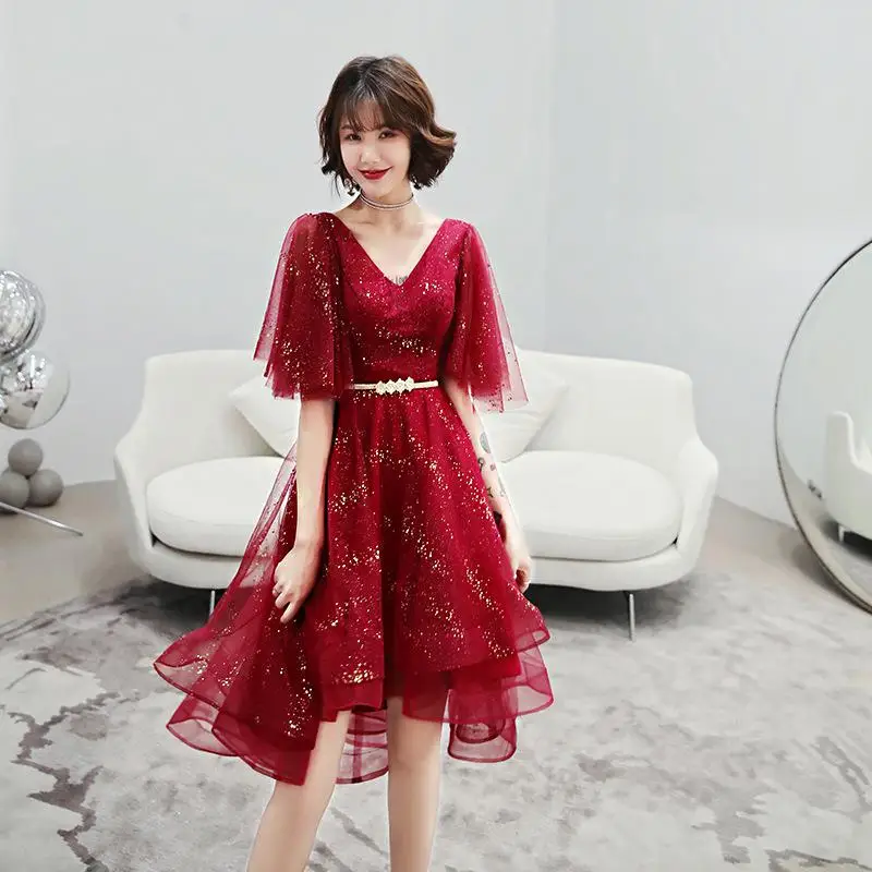 Сексуальное женское платье без бретелек бордовое вечернее Макси Cheongsam с открытой спиной Qipao Бандажное свадебное платье Vestidos - Цвет: Burgundy1