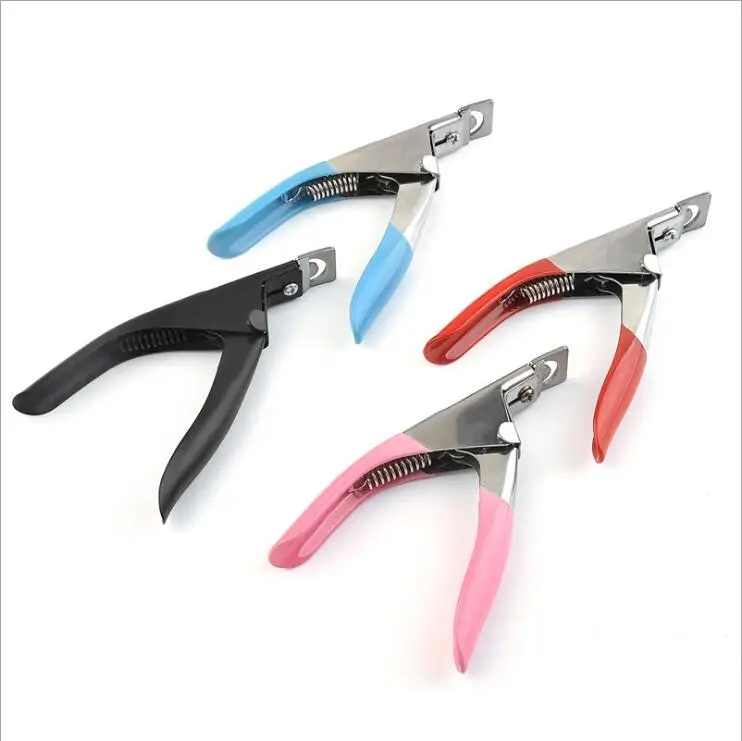 

4 Kind Acrylic UV Gel Nail Clippers Cutter False Nail Tips Cutting Nails Tool Manicure Beauty Tools U Nail Scissor Trimmer