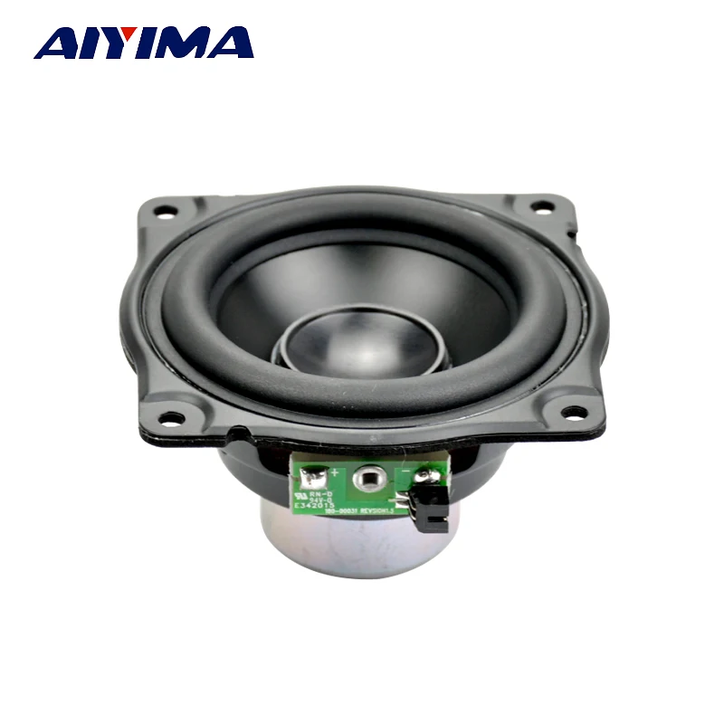 AIYIMA 3Inch Audio Speakers Full Range Speaker 4Ohm 12.5-30W High Strength Neodymium Magnetic Bass Light Aluminum Basin For AURA AIYIMA 3Inch Audio Speakers Full Range Speaker 4Ohm 12.5-30W High Strength Neodymium Magnetic Bass Light Aluminum Basin For AURA