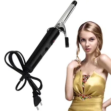 Профессиональный Портативный электрические щипцы для завивки волос железа зажим ролика бигуди Уход Инструменты для укладки вьющихся волос