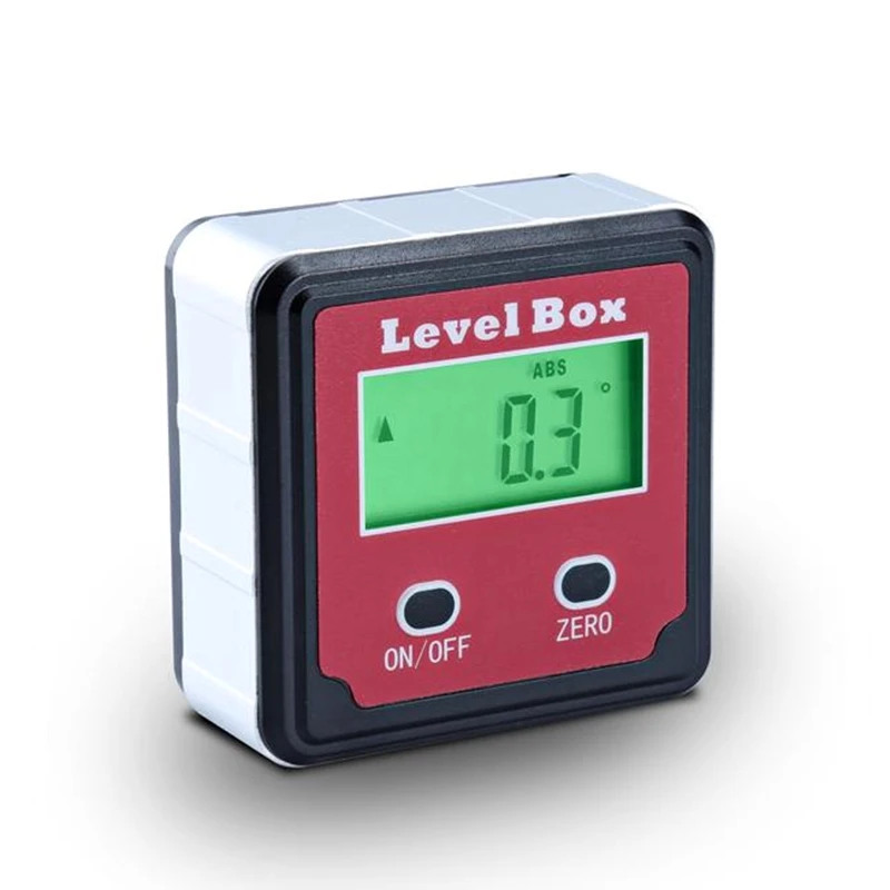 360° LCD Digital Inclinometer Spirit Level Protractor Angle Finder Gauge Meter