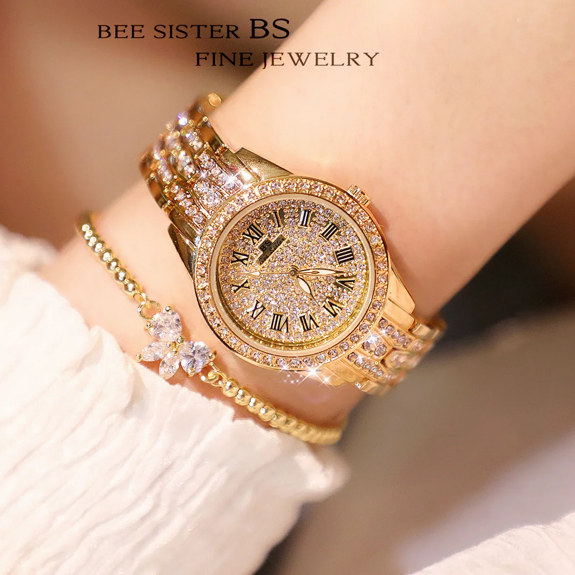 Watch for lady women business steel calendar lazada rose