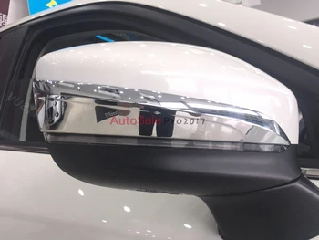 

For Mazda CX-9 2017 2018 For Mazda CX-5 CX5 2018 ABS Chrome Rear View Door Outer Mirror Strip Decor Trim