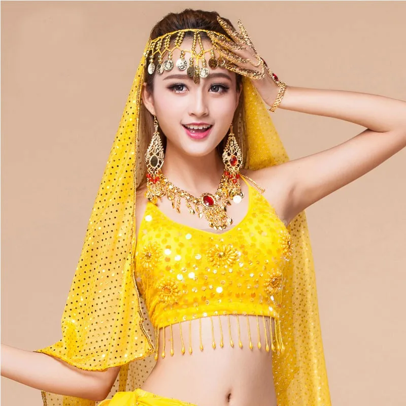 sequin belly top