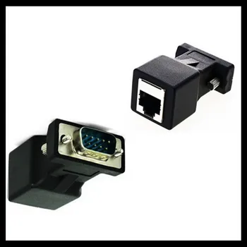 

DB9 Male/Female to RJ45 Female DB9 to RJ45 Adapter Connector rs232 modular cab-9as-fdte to rj45 db9 for Computer