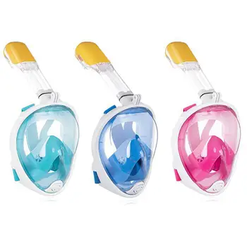 

Summer Kids Snorkeling Mask Diving Mask Nose Breathing Diving Mirror Set Anti-fog Snorkeling Mask S M L XL For Child Kids Adult