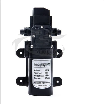 

DC 12V 80W High Pressure Micro Diaphragm Water Pump Automatic Switch 5.5L/min