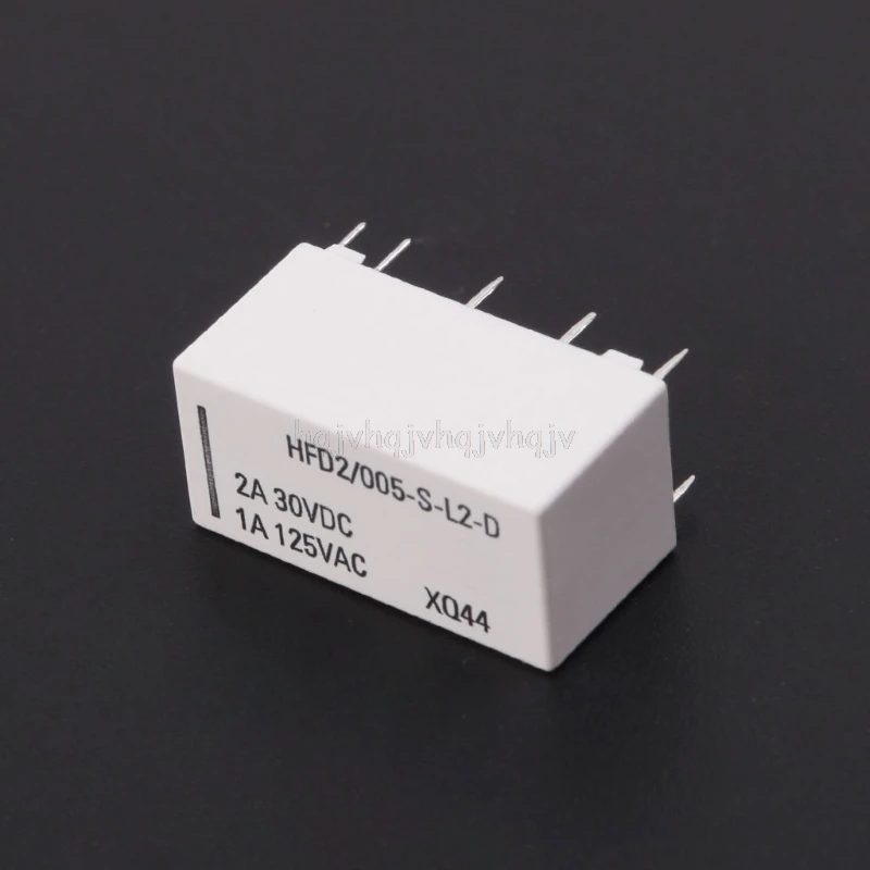 5 в катушка бистабильная фиксация реле DPDT 2A 30VDC 1A 125VAC HFD2/005-S-L2-D Realy S13 Прямая поставка
