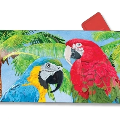 

Magnet Works Tropical Beauties Original Magnetic Mailbox Wrap Cover