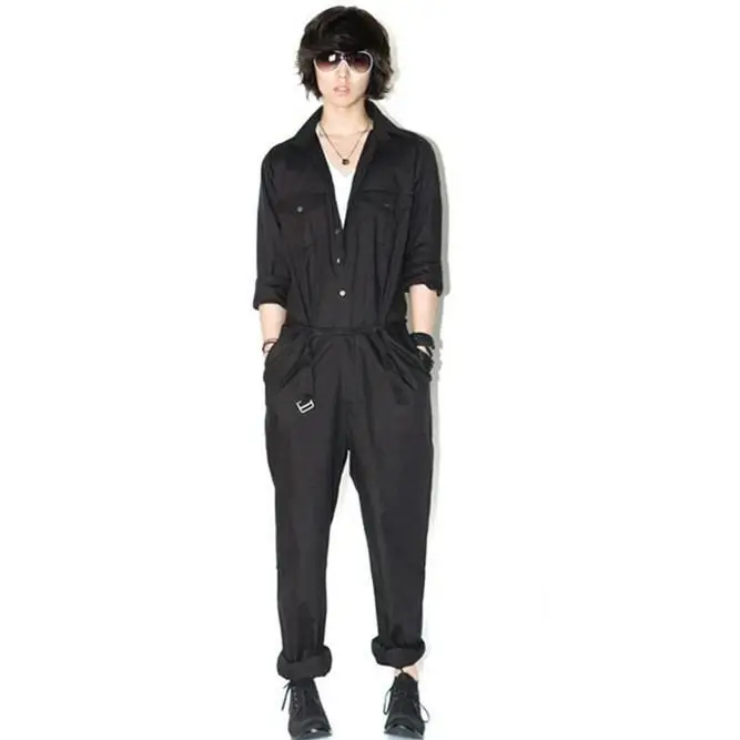 black mechanic jumpsuit