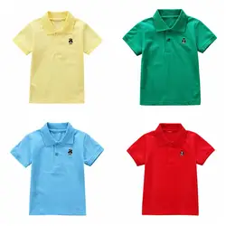 Спортивная футболка для маленьких мальчиков одежда От 3 до 7 лет Детская одежда Футболка для мальчиков мультфильм хлопок спортивный одежда