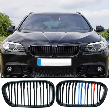 

Car Styling Black M Color Double Slat Front Kidney Grille Grill Lattice For BMW F20 LCI 1 Series 114i 116i 118i 120i 125i