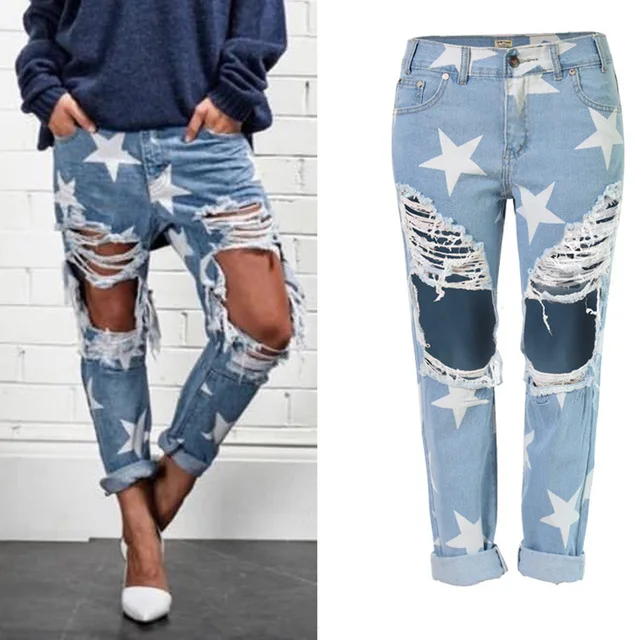 Aliexpress.com : Buy Spring Women jeans Sexy Mesh Hole