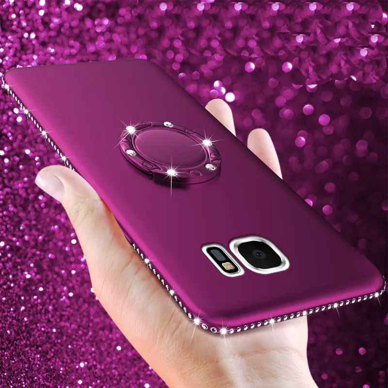 

Diamond Silicone Soft Case Cover for Samsung Galaxy S8 S9 Plus S7 Edge A3 A5 A7 J3 J5 J7 2016 2017 A6 A8 Plus 2018 Phone Cases