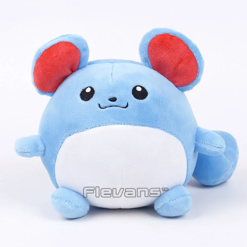 Cute Kawaii Marill Cartoon Monster Plush Toys Soft Stuffed Dolls 16cm 10pcs/lot