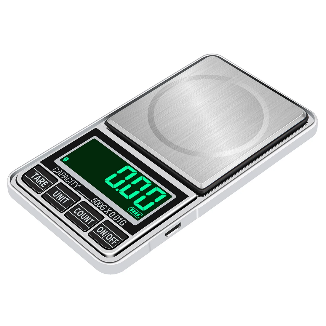 

Precision Pocket Digital Jewelry Scales Weight Balance Kitchen Gram Scale Electronic Scale 100g/200g/300g/500g 0.01g With USB