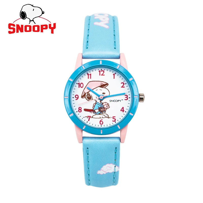 Часы snoopy милые детские часы модные женские кварцевые наручные повседневные