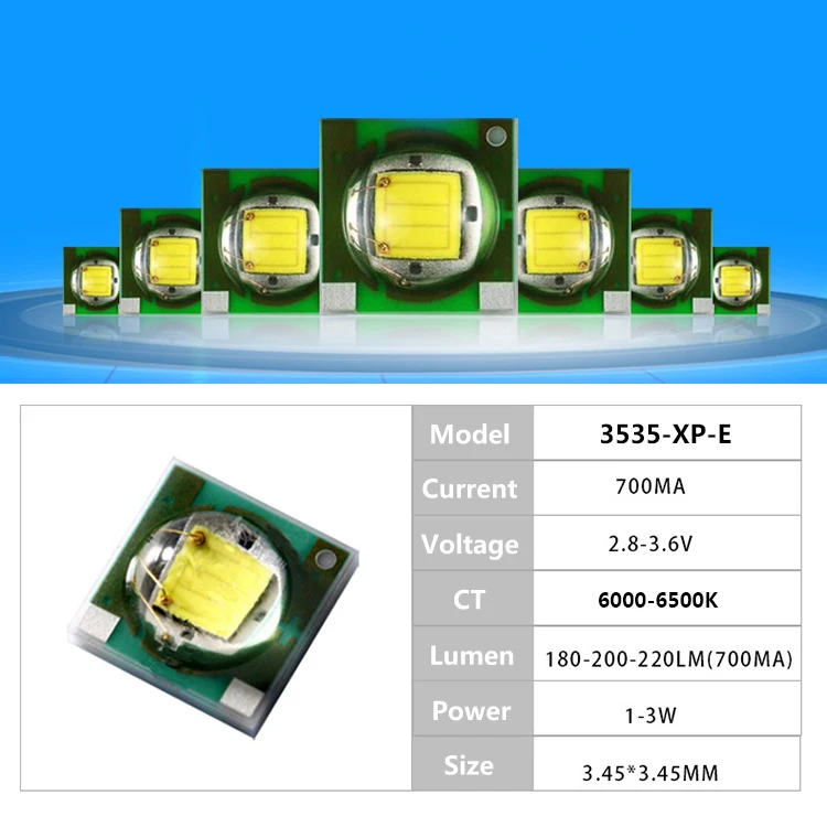 

10pcs a lot 3.5*3.5mm 1-3W LED diodes instead of CREE LED Chip LED Lamp Bead Flashlight Amber Red Blue Green White Signal light