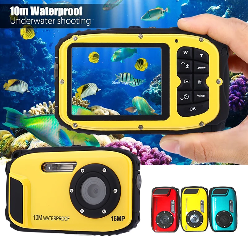 

Fashion Precise HD Digital Camera DV Waterproof Camera Stable 2.7"TFT 16MP Pixel Photo Camcorder Outdoor Video Recorder 3 Colors