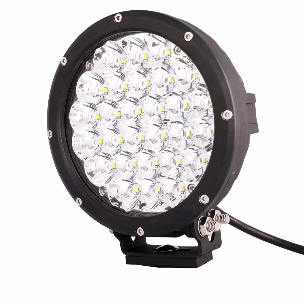 Round LED Work Light 7 Inch 140W 12V 24V LED Car Lamp Spotlight Styling