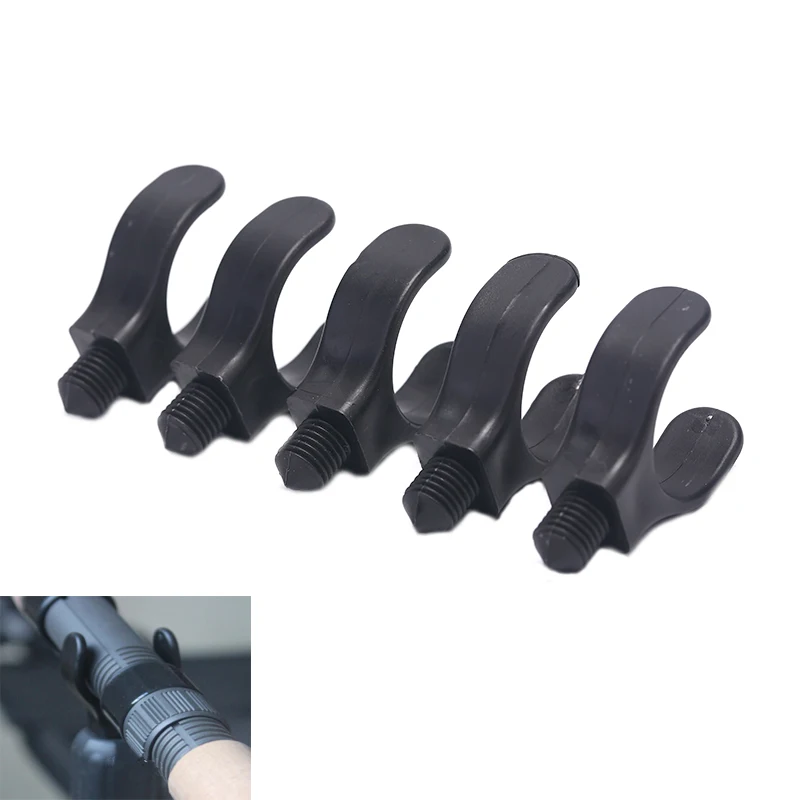 

5pcs Nylon Plastic Fishing Rod Holder Telescoping Fishing Tool Support Stand Accessories Fish Pole Bracket Heads