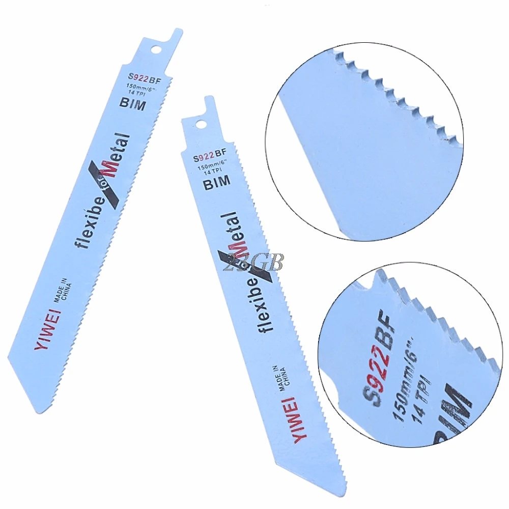 14 TPI Durable BIM S922BF 152mm 6'' Reciprocating Saw Blade For Cutting