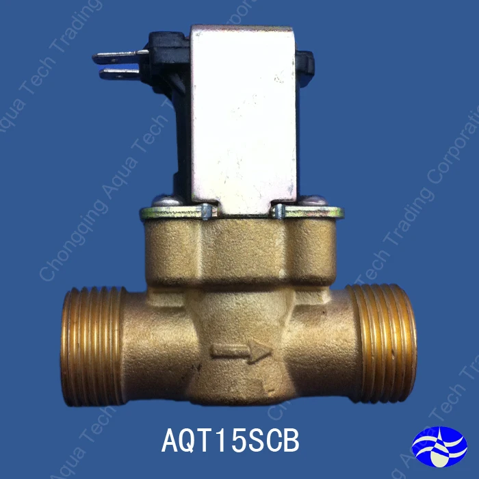

DC 24V 1/2" inch male thread port brass Low pressure water solenoid valves, Low pressure Brass solenoid valve DC24V