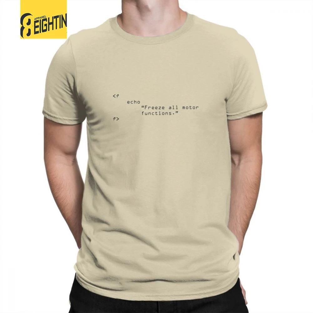 

Westworld Freeze All Motor Functions 100% Cotton Round Neck Simple T Shirts Male Short-Sleeve T-Shirts Novelty Plus Size
