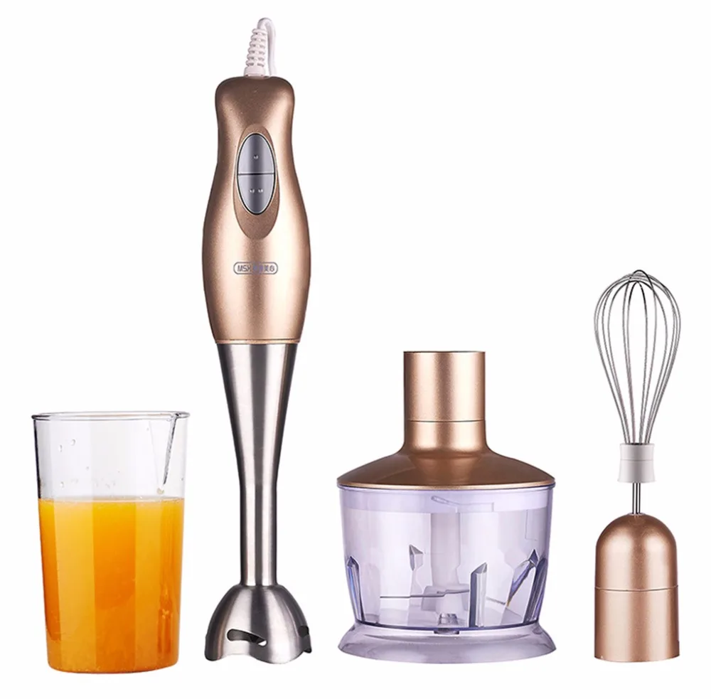 Electric Blender Portable Juicer Hand Mixer Immersion Batedeira Licuadora For Baby Food Maker 4 in 1 Batidora De Mano Electrica