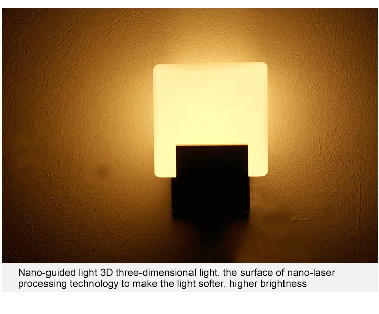 DE.SOUL Japan Style Modern Oak Wood Wall Lamps Cube Sugar Lampshade Bedroom Bedside Wall Light Home Wall Sconce 110-220V_19