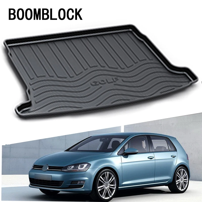 

BOOMBLOCK For VW Golf MK6 Volkswagen Golf 6 2010 2011 2012 2013 Anti-slip Car Trunk Mat Tray Floor Carpet Pad Protector
