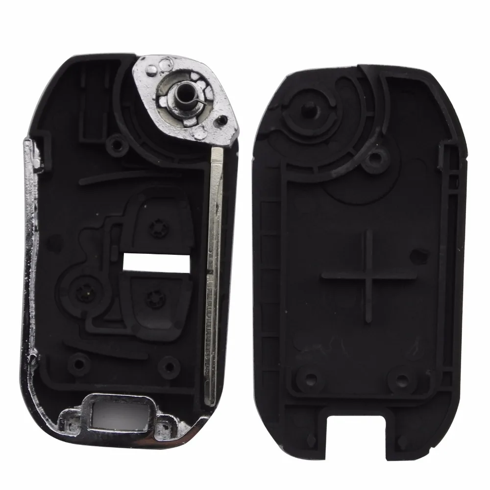 jingyuqin 3 Button Remote Car Key Case For Mitsubishi Lancer CJ Remote Key Shell Cover Housing(Left Groove Blade) Car-Styling