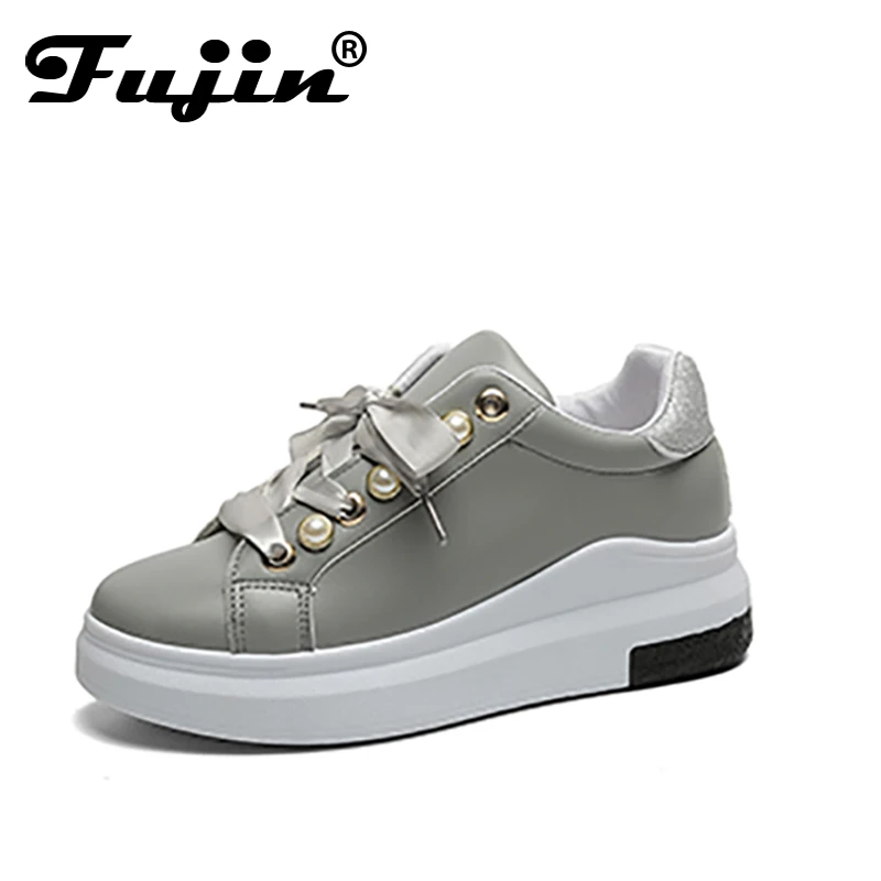 Acheter Fujin 2019 Printemps Automne Nouveau Designer Compensées Plate Forme Sneakers Femmes Vulcaniser Chaussures Tenis Feminino Casual Chaussures Femmes Femme
