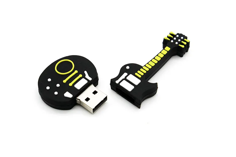 JASTER мультяшный музыкальный инструмент USB карта памяти usb 4/8/16/32/64 ГБ пианино Флешка в виде гитары подарки