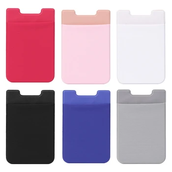 

Adhesive Sticker Mobile Phone Back Cards Wallet Credit ID Card Holder Pocket