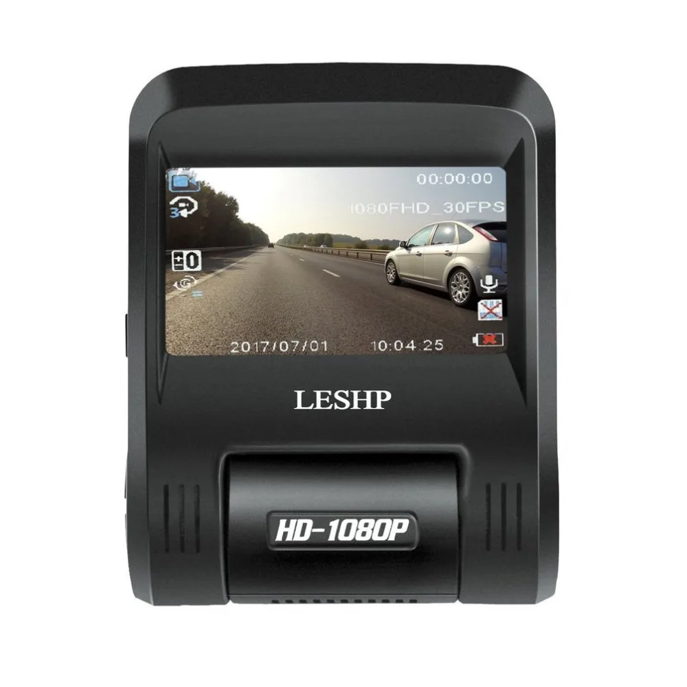 

LESHP HD 1080P Car Camera Driving Recorder Dash Cam Dashboard Camera Built-In WiFi 200MP 2.4 Inch LCD 170 Degree View Lens