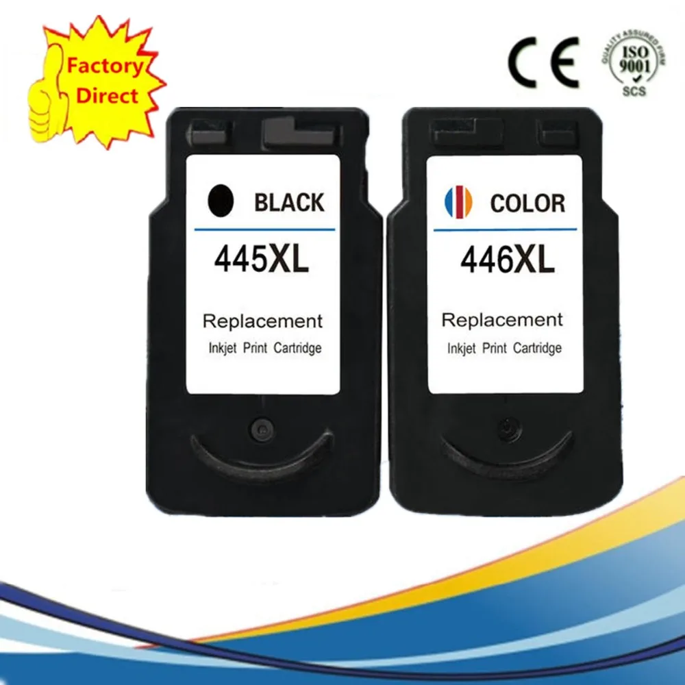 PG 445 XL PG445 CL446 CL 446 чернильные картриджи восстановленные Pixma IP 2840 MX 494 MG 2440 2540 2940|ink