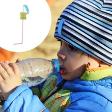 Детская портативная непроливающаяся бутылка соломинка для напитков, защитный инструмент для детей