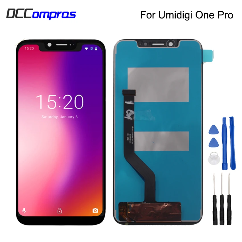 

For UMI UMIDIGI One Pro LCD Display Touch Screen Digitizer Replacement For Umi One Pro Screen LCD Display Phone Parts Free Tools