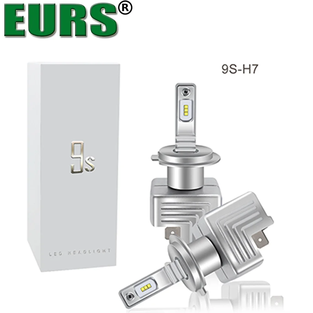 EURS 2pcs 9S H4 40W 6000LM H4 LED H7 H1 H11 H3 9005 9006 9012 High