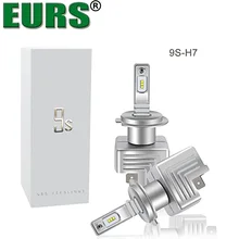 EURS 2pcs 9S H4 40W 6000LM H4 LED H7 H1 H11 H3 9005 9006 9012 High