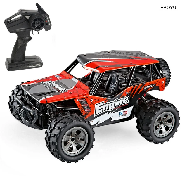 2.4G Carro De Brinquedo De Controle Remoto, RC 4WD ATV 1:18 Carro