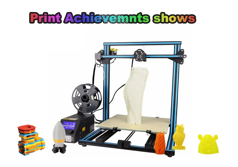 CR-10s 4S 5S принтер 3D Комплект двойной Z стержень нить накаливания, сигнализация, продолжение печати большой размер печати Creality 3D принтер