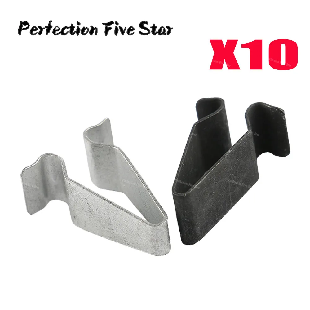 

4B0867276A For VW Beetle Bora Caddy Golf CC For Audi A4 A5 A6 Q5 Q7 TT RS 10Pcs Interior Windshield Pillar Trim Plate Clip
