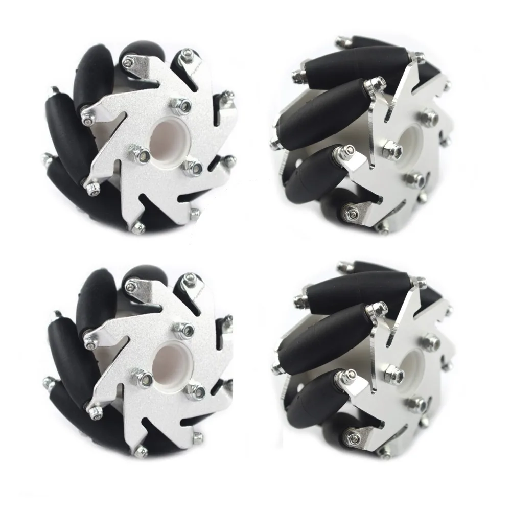 

UniHobby 60mm Mecanum Wheel for Arduino Robot Project L E G O NXT and Servo with Plastic Universal Hubs(4 Mecanum Wheels/packet)