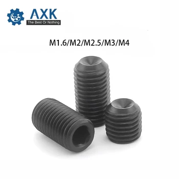 

Wire Machine Socket 12.9 Set Black Screws Hex M1.6 M2 M2.5 M3 M4 Carbon Steel High Electrical Concave Him Screw Headless Top