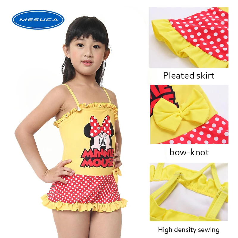 Купальный костюм для девочек; коллекция года; Цельный Детский купальник для маленьких девочек; пляжная одежда с героями мультфильмов