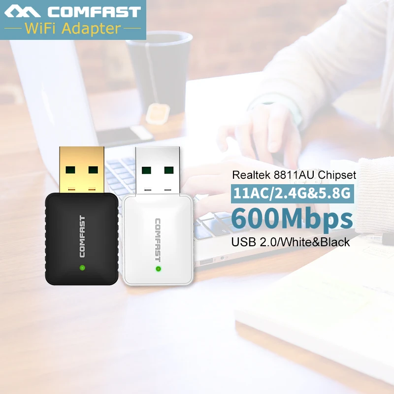 2.4 г/5.8 ГГц Dual Band 802.11 ac 600 Мбит/с Wi-Fi приемник чип rtl8811au Long Distance USB беспроводной