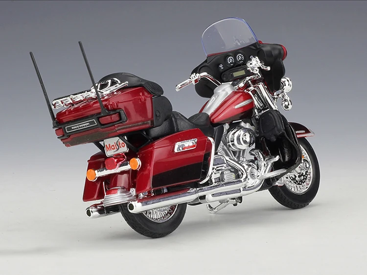 Maisto 1:18 2013 FLHTK ELECTRA GLIDE Ультра ограниченный темно-синий Diecasts модель Коллекция велосипедов с коробкой